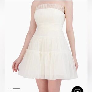 Bcbg tulle mini dress